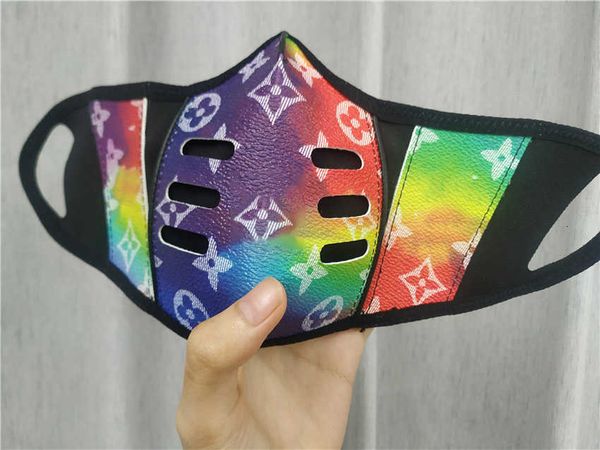 

be designer masks leather cotton can dust proof used with disposable face mask