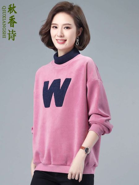 

cashmere and thickened sweater women's loose korean winter clothes, Black