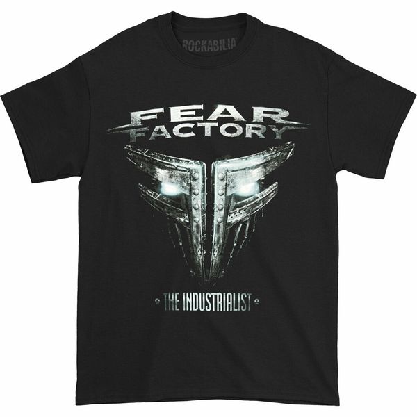 

fear factory men industrialist tour t-shirt black sport hooded sweatshirt hoodie