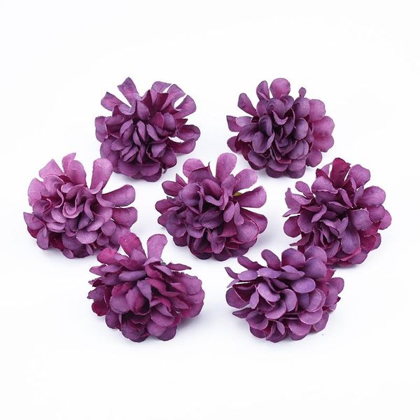 

6шт шелковый гвоздика глава цветок стены день матери декоративные цветы невеста брошь искусственные цветы для партии домашнее украшение bbyx