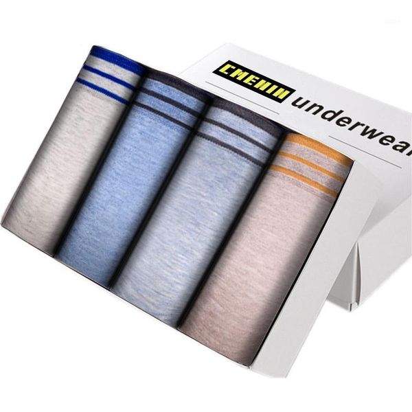 

4pcs/lot quick dry cotton men underwear boxer shorts underpants mens boxershorts underware boxers man m00501, Black;white