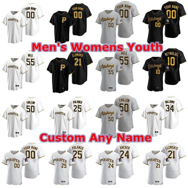 

2021 pittsburgh 21 roberto clemente jersey 55 josh bell 24 barry bonds 8 willie stargell 25 gregory polanco 59 joe musgrove baseball jerseys, Blue;black
