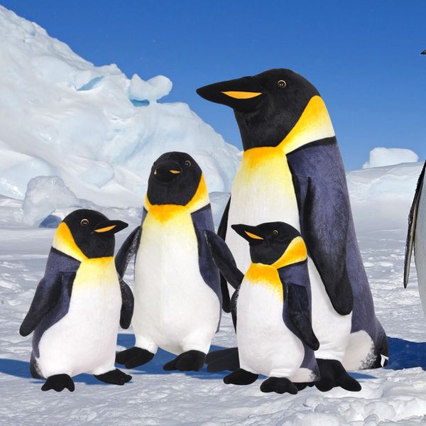 

моделирование плюшевые игрушки реальной жизни животных penguin фаршированные куклы симпатичные мягкие игрушки дети высокого качества подарок