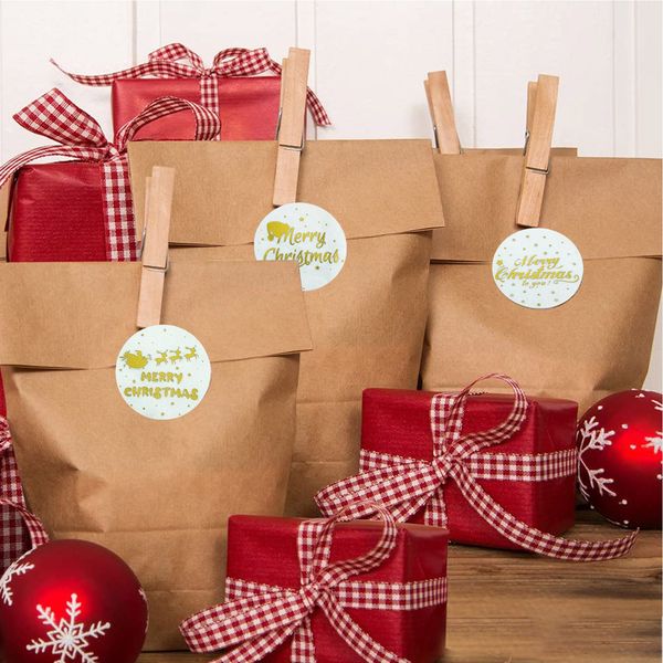

newroll for 1 packing themed 500 posts decorating festival holiday diy gift merry christmas stickers 6