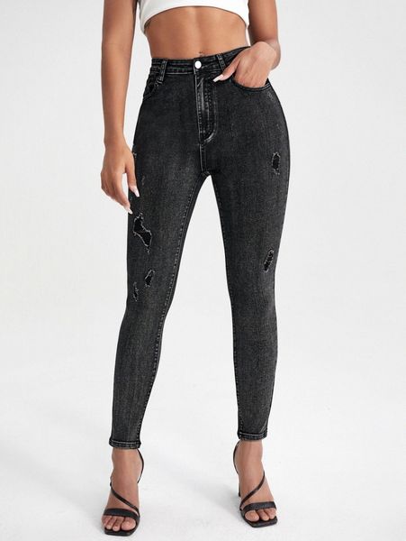 

ripped skinny jeans d7vs#, Blue