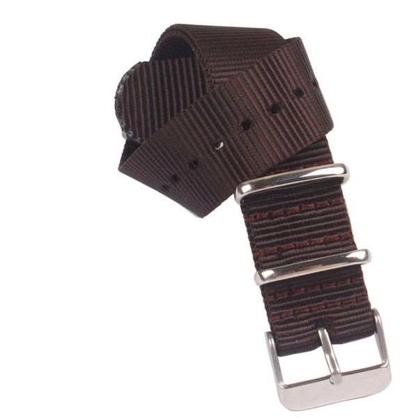 

г ненг 1шт часы straps18 20мм 22мм нейлон band смотреть нато ремешок для zulu коричневого цвета ремешок пряжка кольцо wmtmvj lottery2010