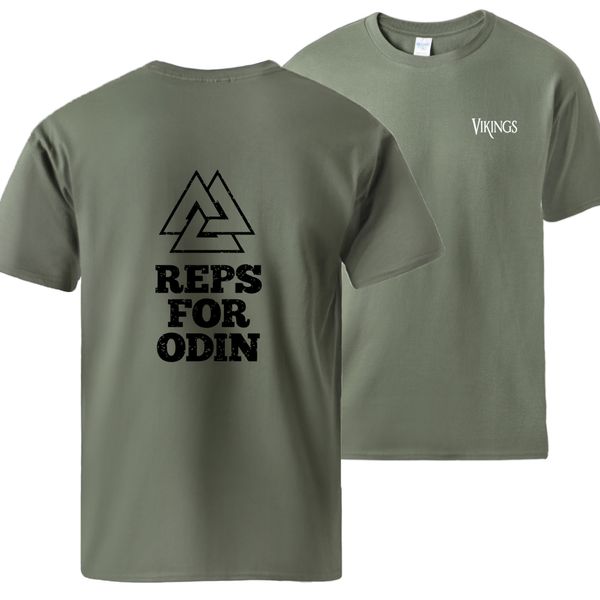 

репс одина викинги mens сыпучих причинная tops 2020 человек марка спортивной одежды с коротким рукавом тренировки топы спортивные толстовка