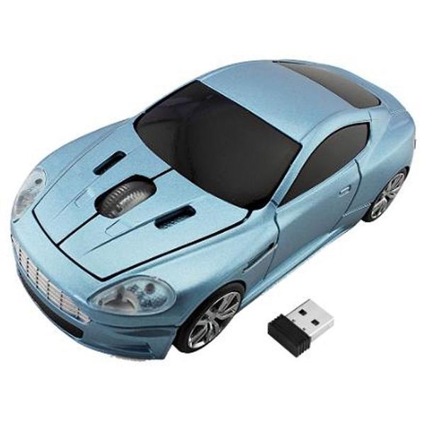 

2.4g portable battery powered home lapoptical usb car shape wireless mouse