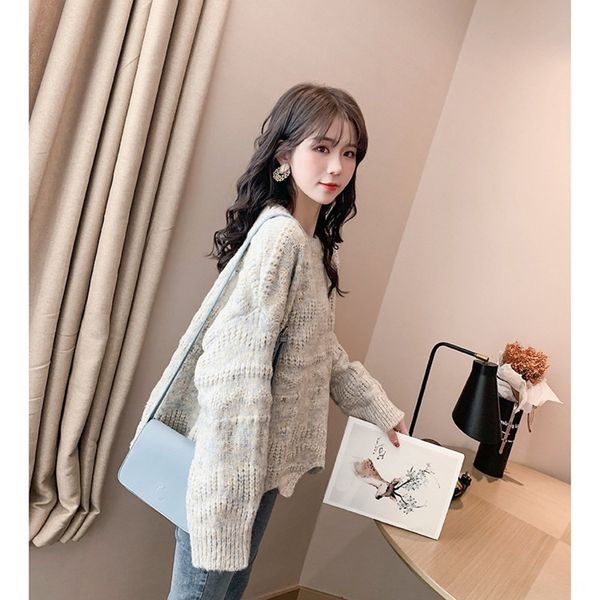

korean version of mori sweater pullover women's fashion lazy wind net red 2019 new autumn and pullover knitwear winter knitwear a6qn7 a, White;black
