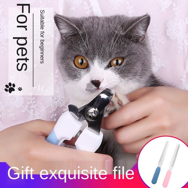 

factory direct sales cat nail clippers pet scissors novice grinding dog teddy cat pet supplies