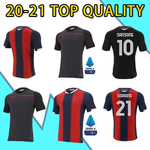 

thailand 20 21 bologna fc soccer jersey home orsolini 20 21 maglie da calcio sansone dominguez tomiyasu soriano barrow football shirts, Black;yellow
