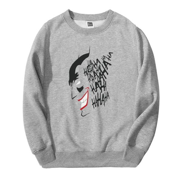 

mens sweatshirts hoodie bat joker print gotham tracksuit casual men fashion streetwear fashion fitness sportswear, Black