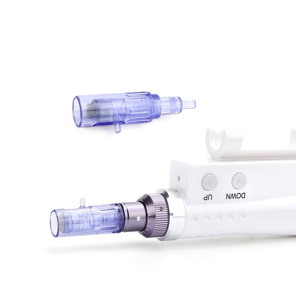 Cartucce microneedle per Mini Hydra Gun Mesotherapy Injector Auto Derma Stamp Bown Pen Ago con tubo siringa