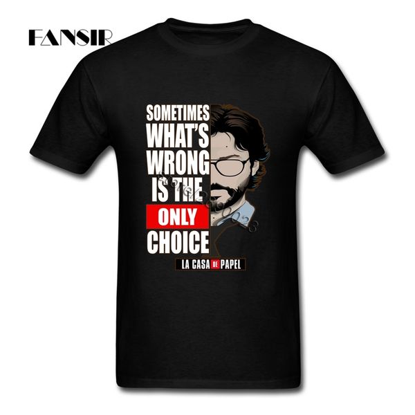 

simple style men's la casa de papel money heist short sleeved pure round neck for man tees sport hooded sweatshirt hoodie men t shirt