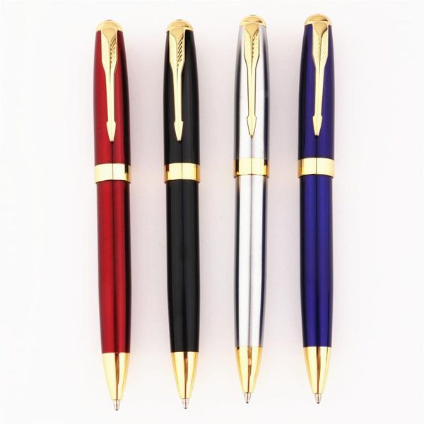 

ballpoint pens luxury quality 399 model color business office school stationery medium nib pen rollerball pen1, Blue;orange