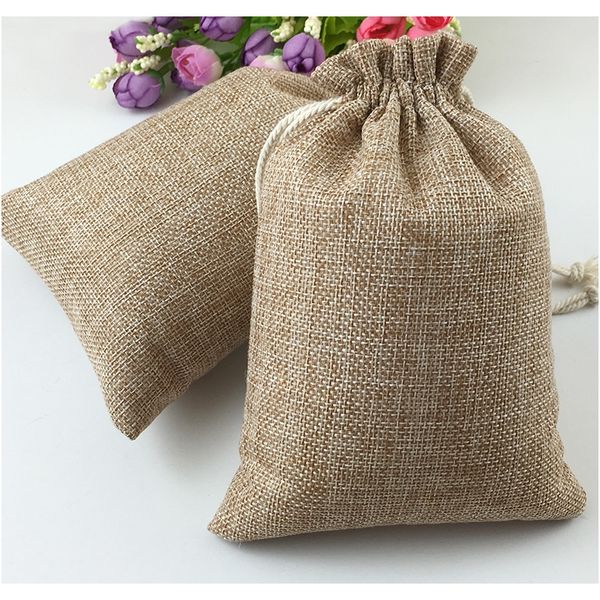 

2030 см 500 шт. drawstring sack подарочные пакеты джут упаковка дисплей дисплей ювельные изделия подарок свадебные упаковочные сумки путешес