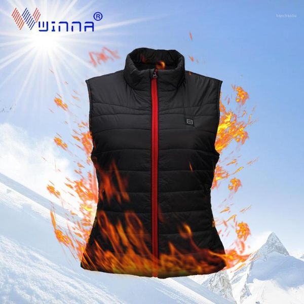 

outdoor t-shirts electric heated vest 3 temperature jacket with usb charging insert winter warm gilet for cold activities camping skiing1, Gray;blue