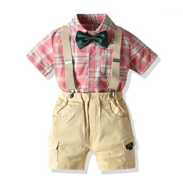 

toddler baby boy gentleman clothes bow tie shirt shorts pants outfit set1, White