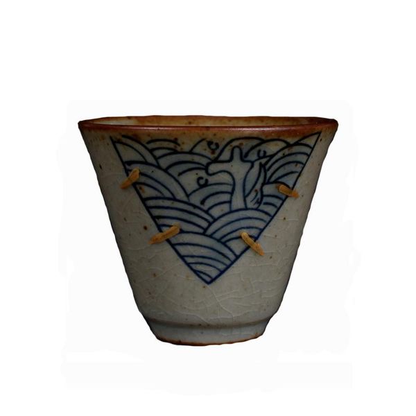 

new retro ceramics kiln change kung fu teacups stoneware tea sets handmade single cups trumpet tea cups master cups wmtvui xhhair