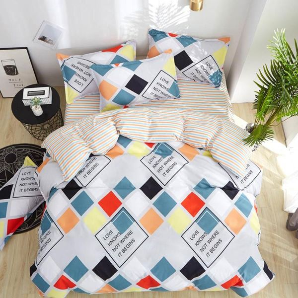 

svetanya soft bedding set bed linen (pillowcase sheet comforter cover) single double  king size