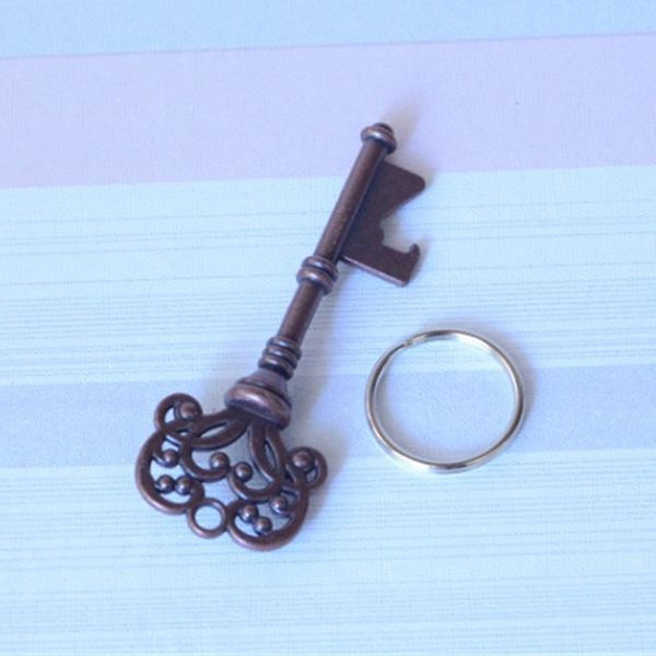 

metal key shape keyring keychain beer bottle opener party bar tools, Black