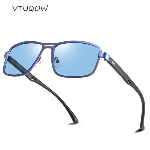 

classic aluminum polarized sunglasses men 2021 trend designer fishing retro sun glasses male day night vision driver eyewear s90, White;black