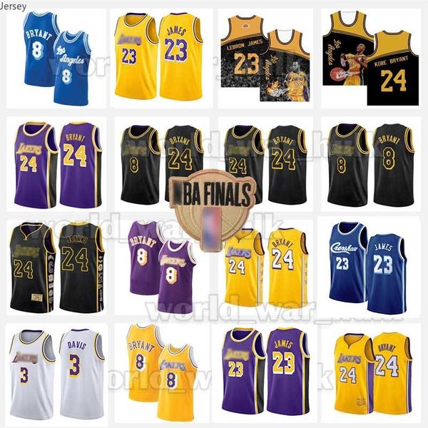 

24 8 33 брайант джерси лос леброн 23 джеймс-анджелес лейкерс трикотажные изделия нижняя merion college 2020 2021 новые мужчины баскетбол 001, Blue;black