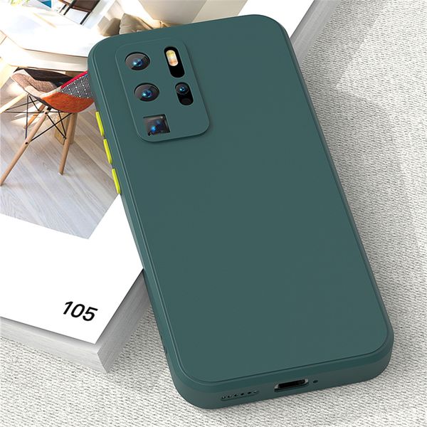

new soft luxury liquid silicon phone case for huawei honor 30s p30 p40 mate 30 pro lite nova 5 7 slim back cover