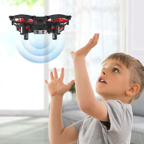 

mini helicopter ufo rc drone infraed hand sensing aircraft electronic model quadcopter flayaball small drohne children toys#g30