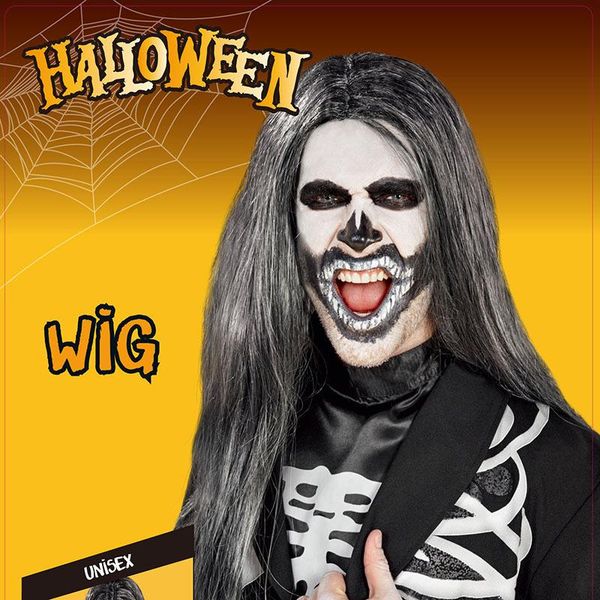 

набор хэллоуин страшные партии сцены реквизит клоун парик ведьмы волос смешные реквизит необычные платья партии украшения для бара haunted h