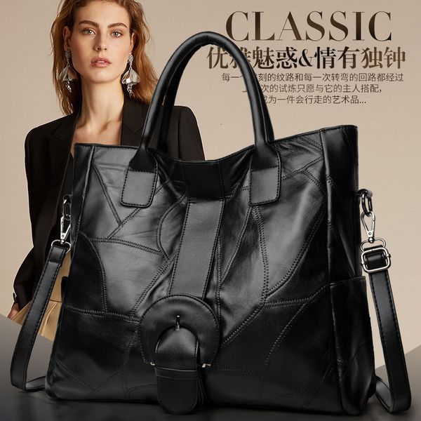 

hbp non-brand fashion women's bag trend handbag stitching soft leather pin buckle versatile shoulder bag sport.0018