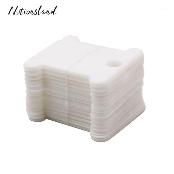 

30/90pcs plastic thread bobbins spool thread card embroidery floss diy cross stitch organizer holder sewing tools1, Black