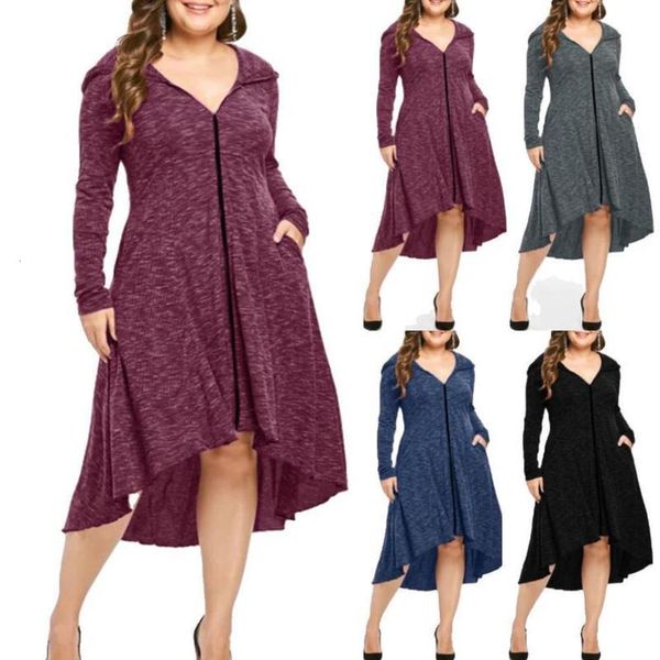 

sleeve irregular fashion v-neck women's long hooded jumpsuit, Black;gray