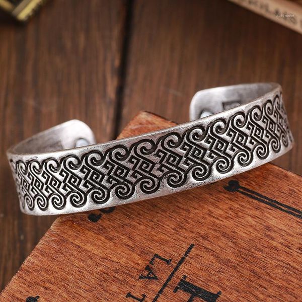 

viking knot bracelet bangle viking wristband cuff nordic jewelry 5pcs1, Black