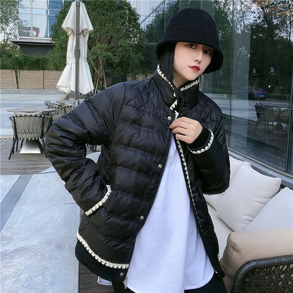 

lightweight short down jacket for women autumn / winter 2020, Black