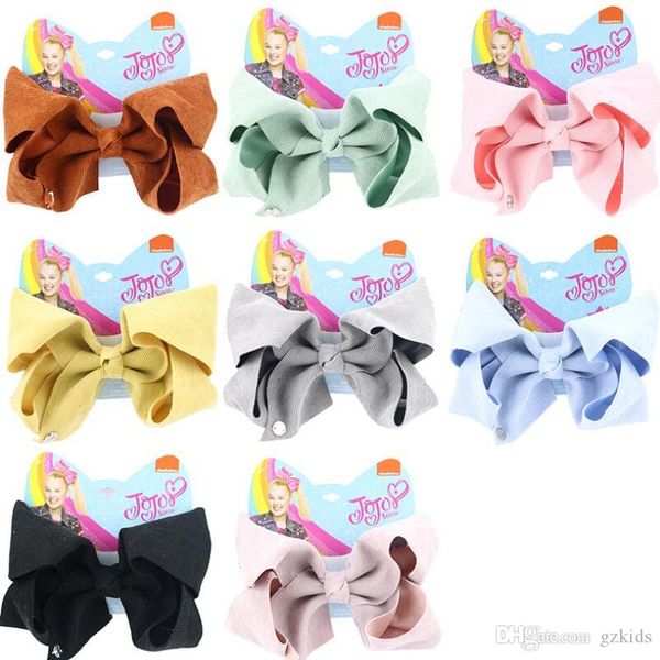 

jojo siwa hair bow cute hair bow for baby toddlers girls children's hair ornament with new rib and pit knitted fabric, Slivery;white