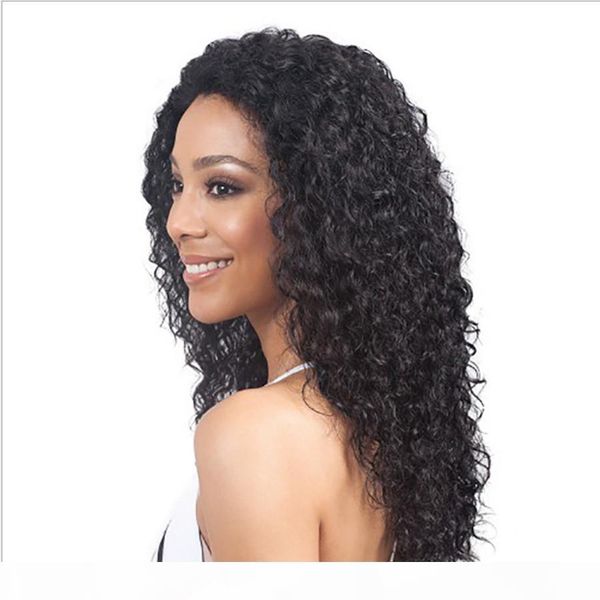 

16 inch ombre black color medium wigs red afro kinky curly synthetic wig for women heat resistant for african america hair wigs