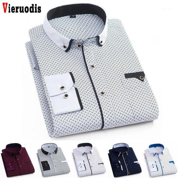 

fashion long sleeved printed shirt casual long sleeved mens shirt 4xl plus size business male social dress shirts comfortable1, White;black