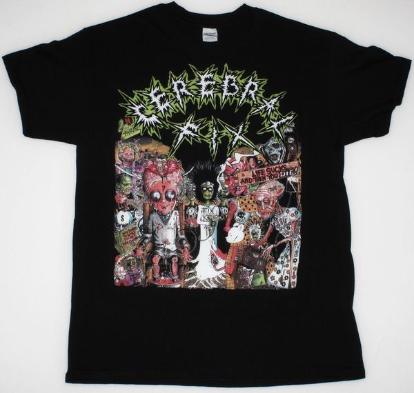 

cerebral fix life sucks and then you die death thrash acrophet new black t shirt tee shirt wholesale tee sport hooded sweatshirt hoodie