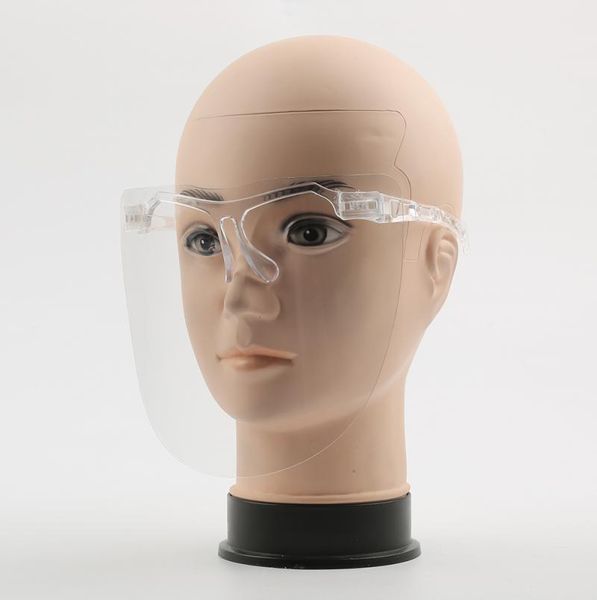 

new fashion one-piece oversized lens transparent 1pc protective safety glasses anti-spray sunglasses