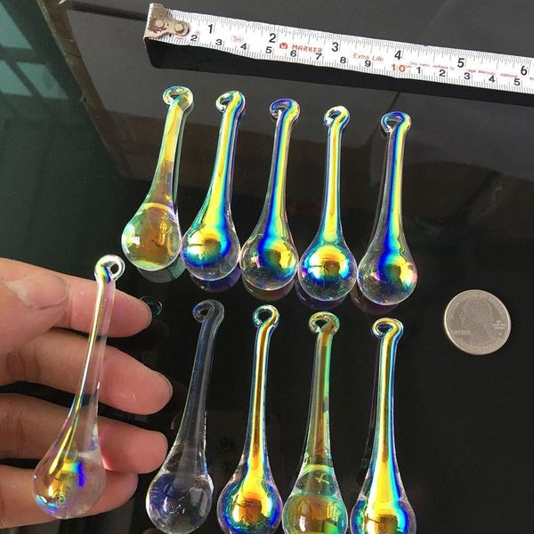 

5pc multicolor crystal suncatcher raindrop chandelier prism drop icicle pendant decor 5pc multicolor better trendy office h bbyray
