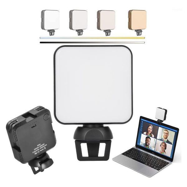 

mini vlog fill light 800lux 2500k-6500k led video light adjustable ball head 2000mah type-c port camera for selfie video1