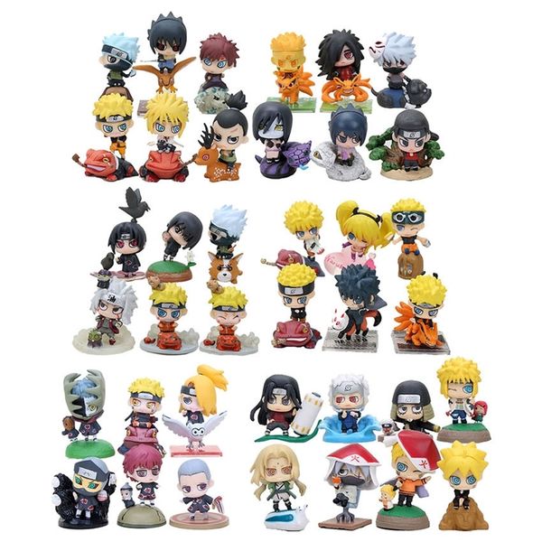 

anime naruto uzumaki naruto pvc action figures collection toys children doll gift collection toys 6styles y200421