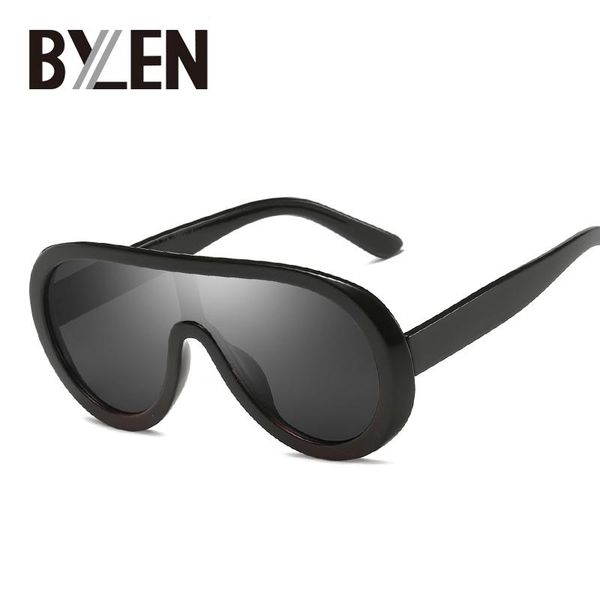 

sunglasses vintage oval women oversized eyewear brand designer sunglass retro pilot sun glasses for female big goggle, White;black