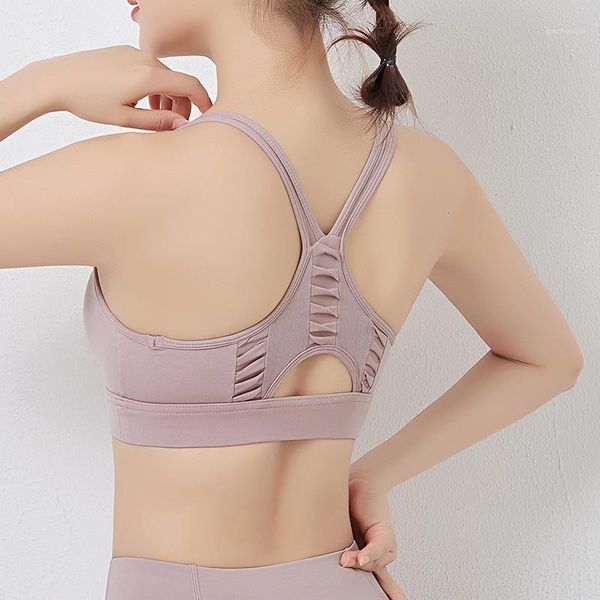 

gym clothing push up sports bra fitness women sport padded yoga brassiere active wear workout s-xl1, White;black