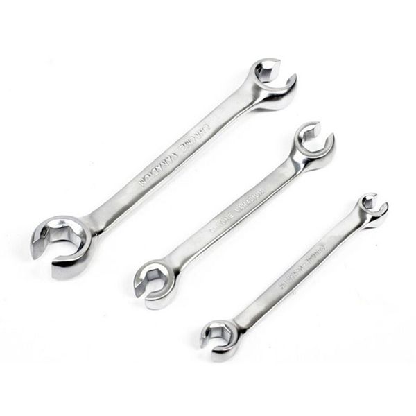 

6-27mm double headed metric open end wrench six angle special metal wrenches for oil pipe tubing spanner auto repair tools
