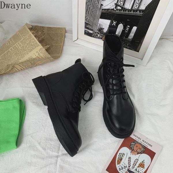 

autumn and winter boots female students black short british fan wild retro tide