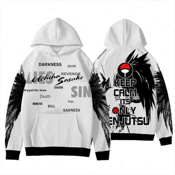 

japanese anime hokage ninjia naruto 3d hoodie women men sasuke itachi uchiha kakashi streetwear hip hop funny hooded sweatshirts, Black