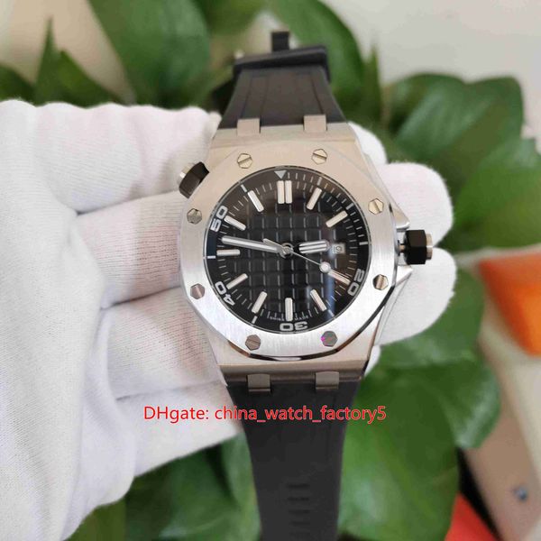 

items n8 factory 42mm offshore diver 15703 15703st.oo.a002ca.01 stainless steel mechanical automatic mens watch watches, Slivery;brown