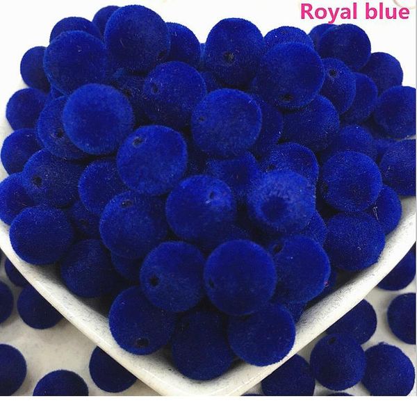 

fluff ball round bead knit wool craft hand-woven bracelets clothing accessories beads (8 colors to choose from)8 qyluif